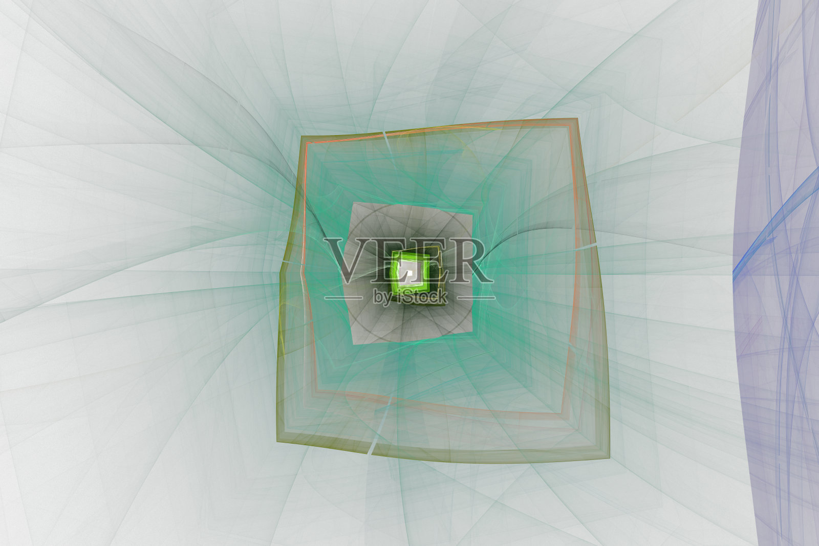 分形艺术背景的创意设计。抽象的分形。照片摄影图片