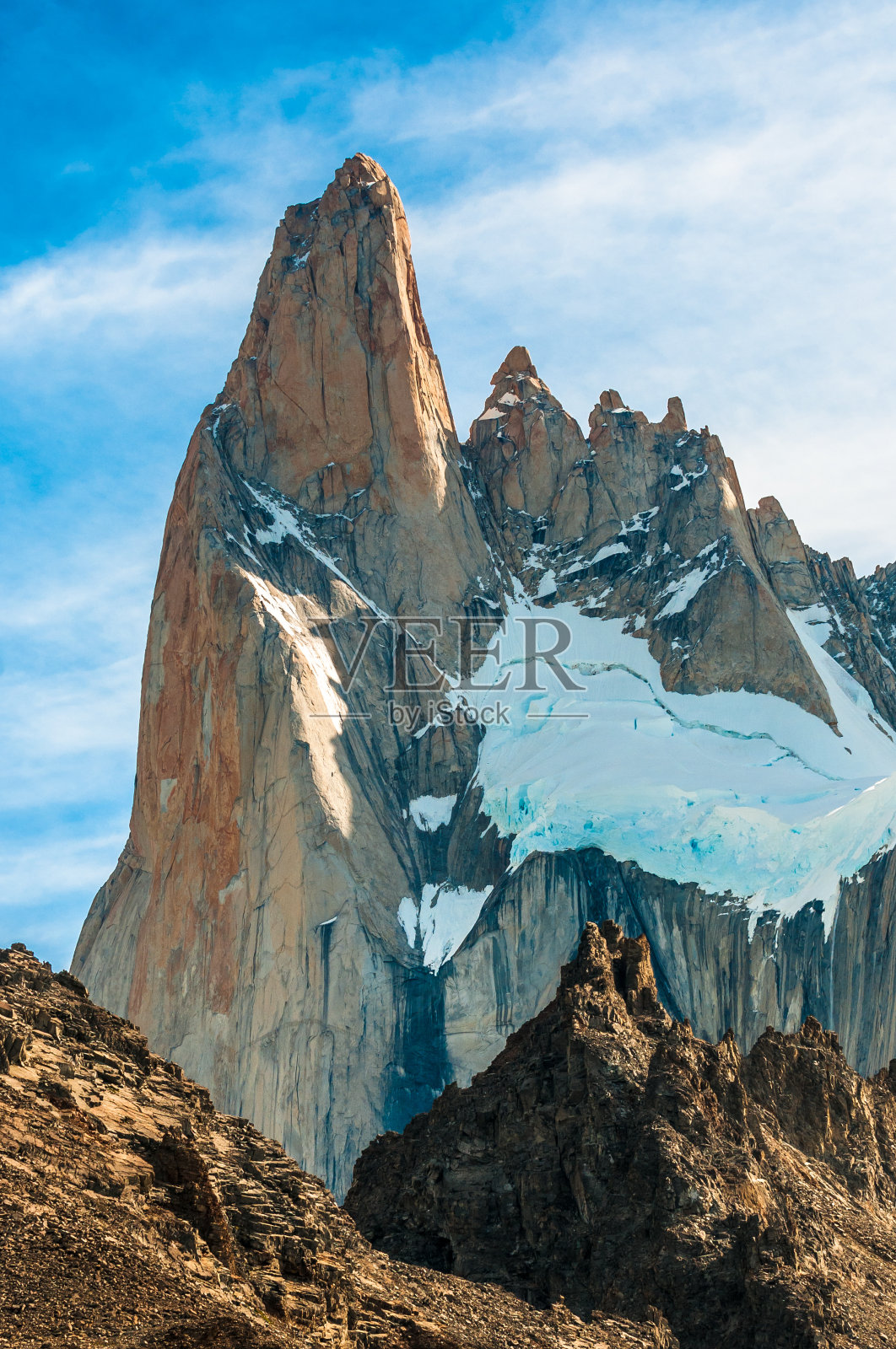 菲茨罗伊高山教堂巴他尼亚阿根廷人照片摄影图片