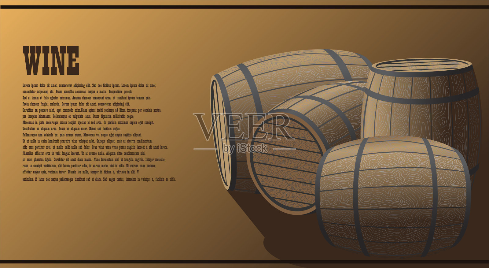 一张以鼓为主题的海报插画图片素材