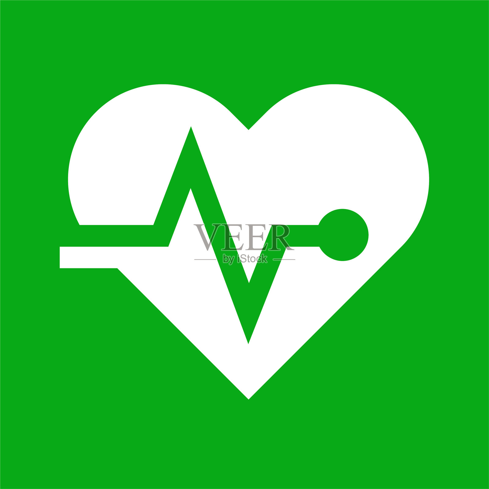 心脏脉搏率。插画图片素材