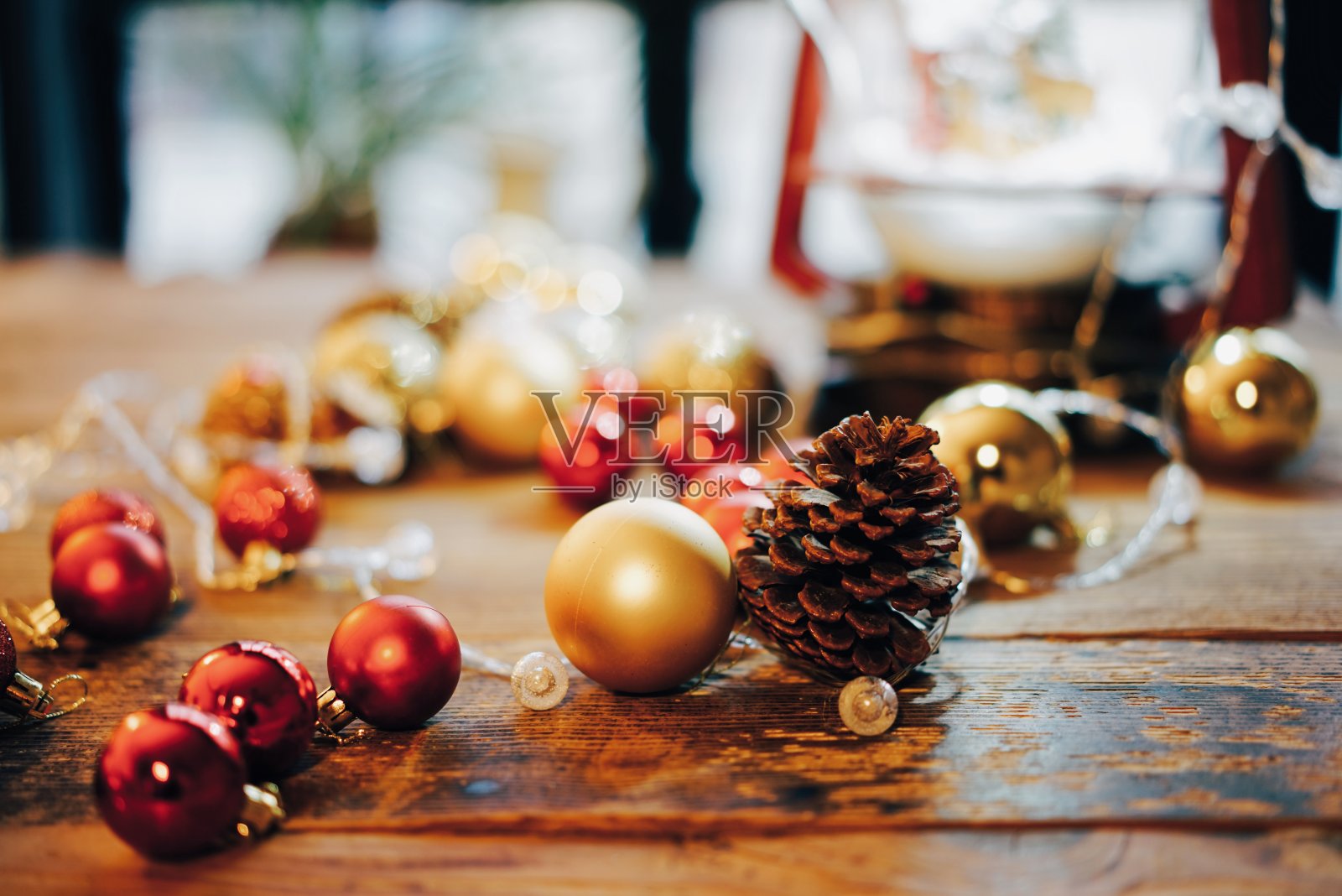 圣诞节设置照片摄影图片