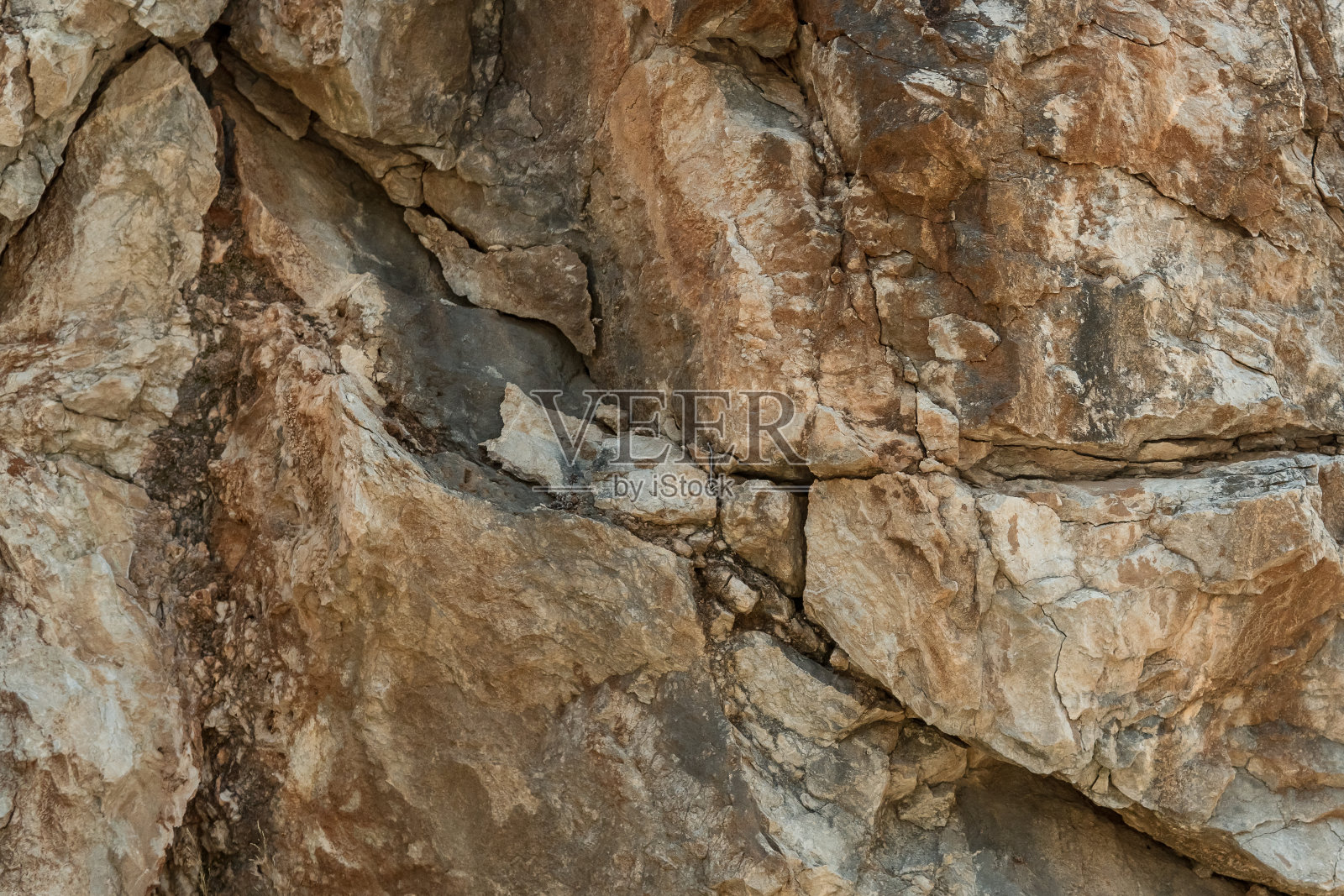 石材具有断层纹理，表面特写照片摄影图片