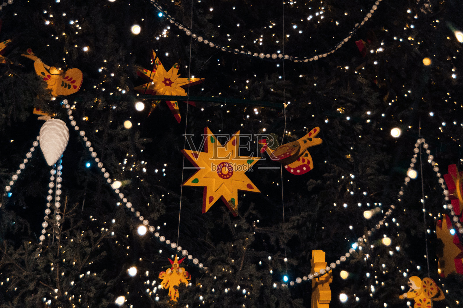 圣诞装饰背景照片摄影图片