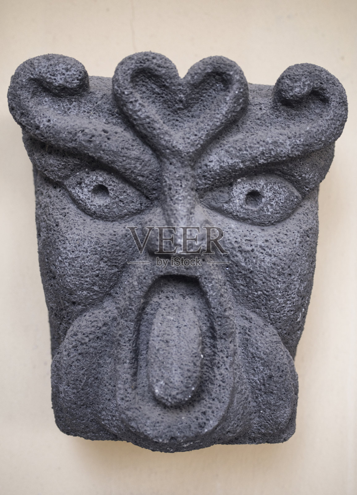 熔岩石面具照片摄影图片