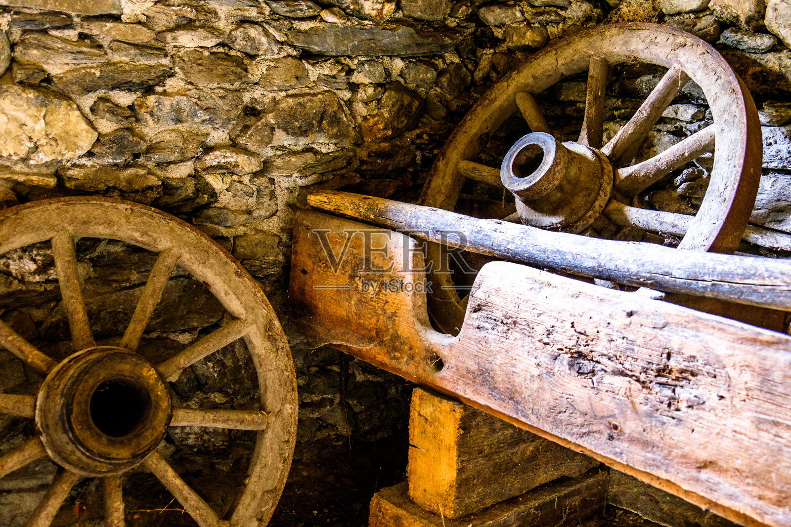 旧马车轮照片摄影图片