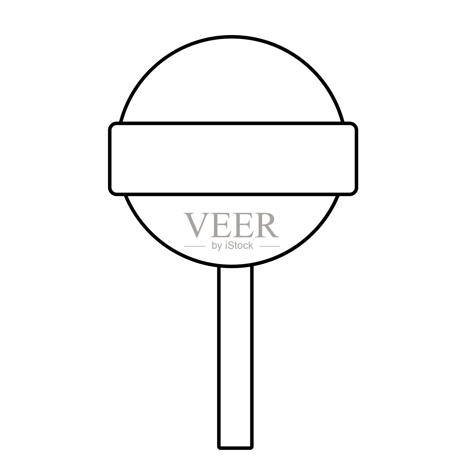 孤立的剪影糖果设计设计元素图片