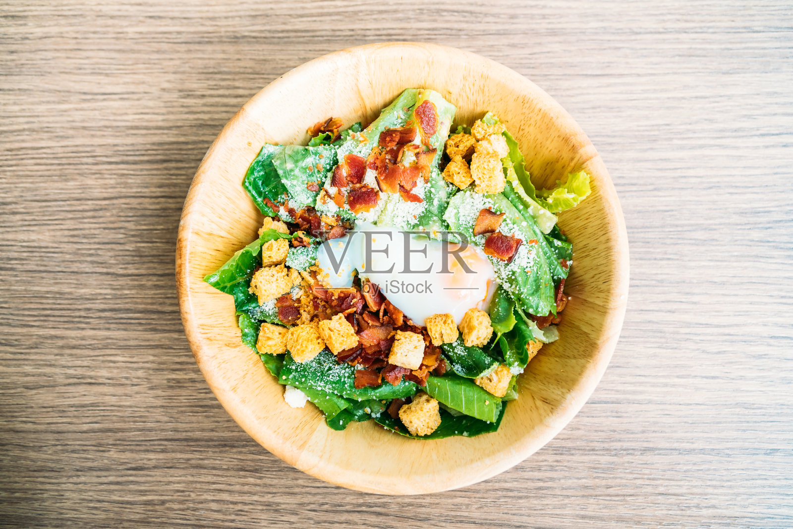 凯撒沙拉照片摄影图片