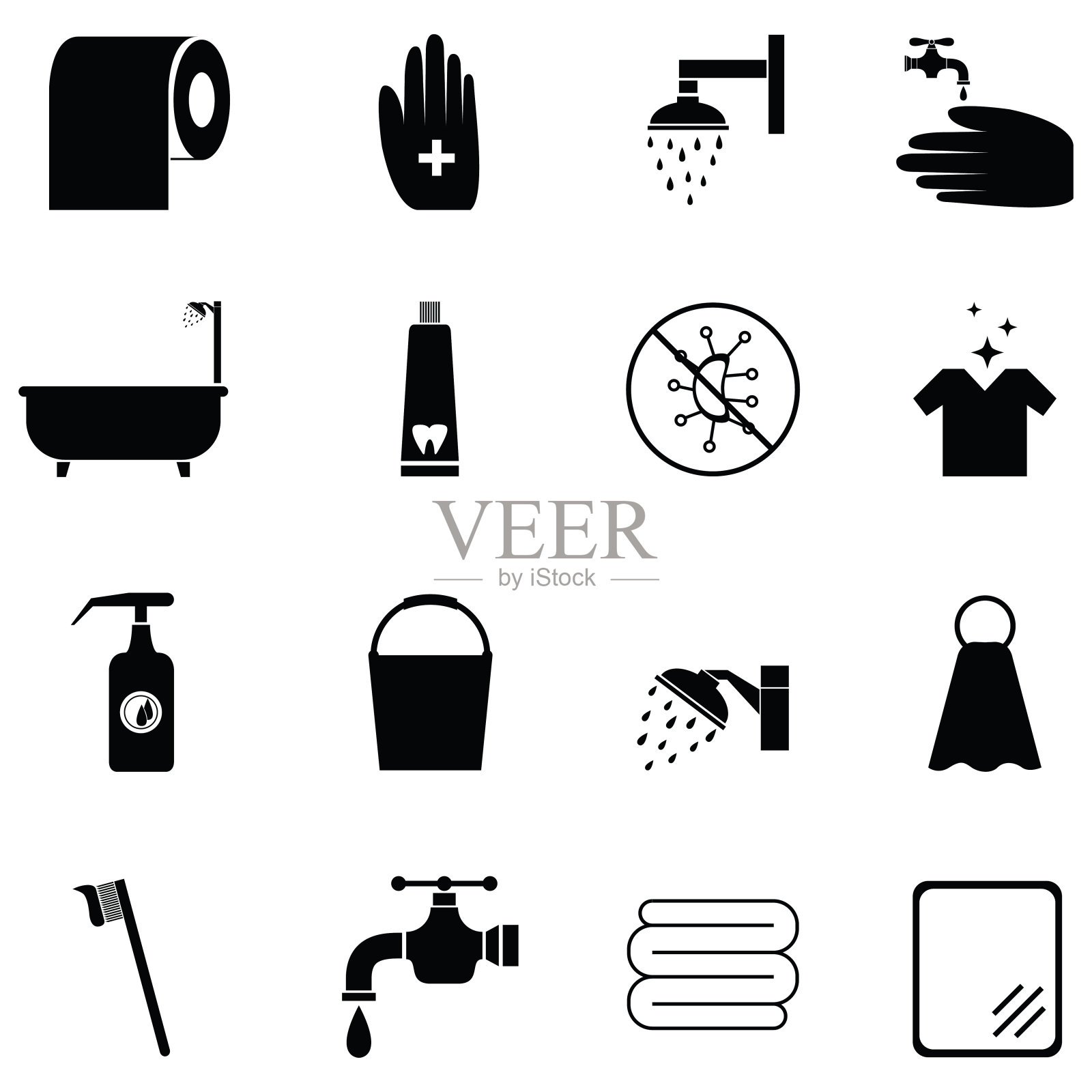 卫生图标设置图标素材