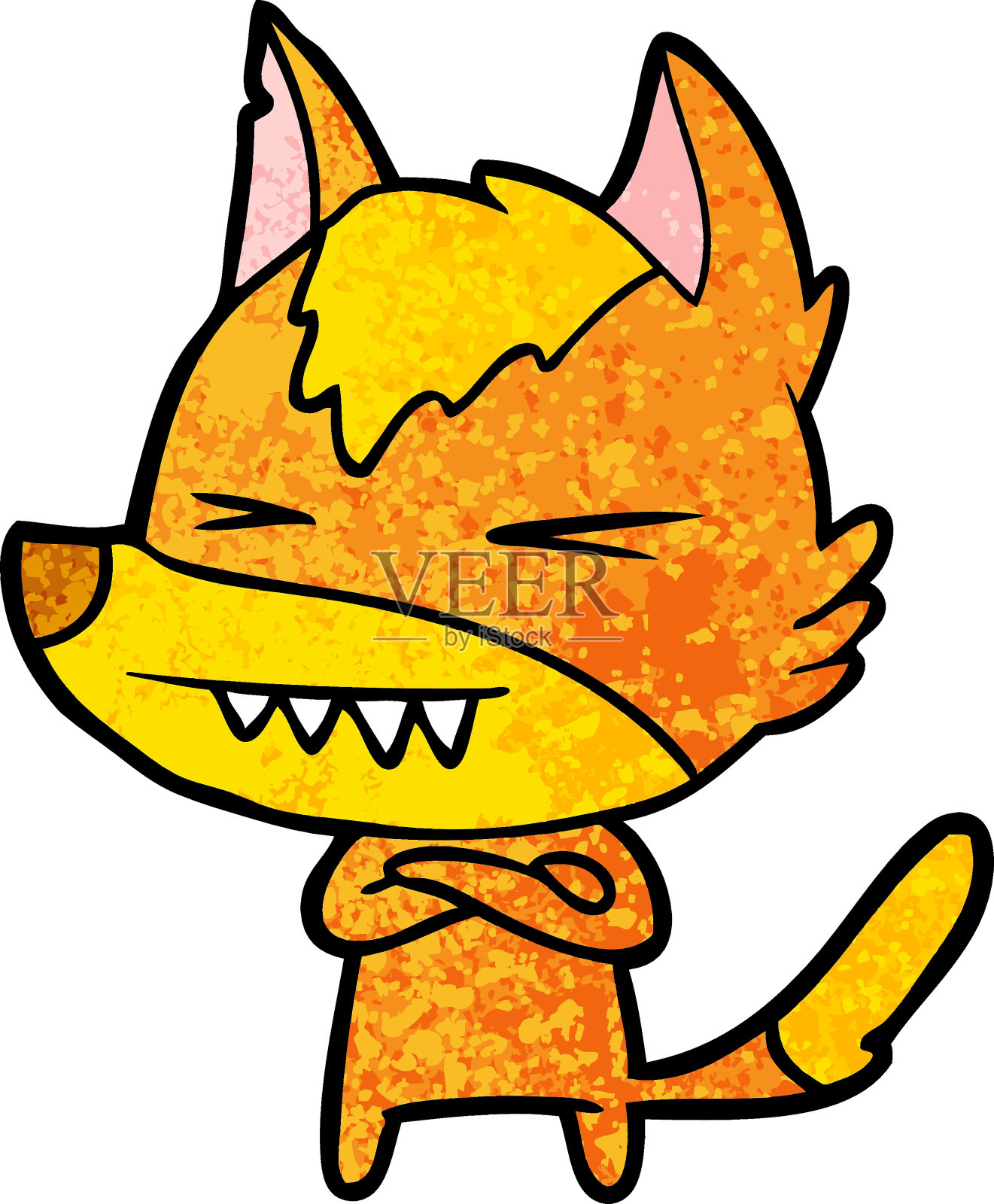 卡通狐狸设计元素图片