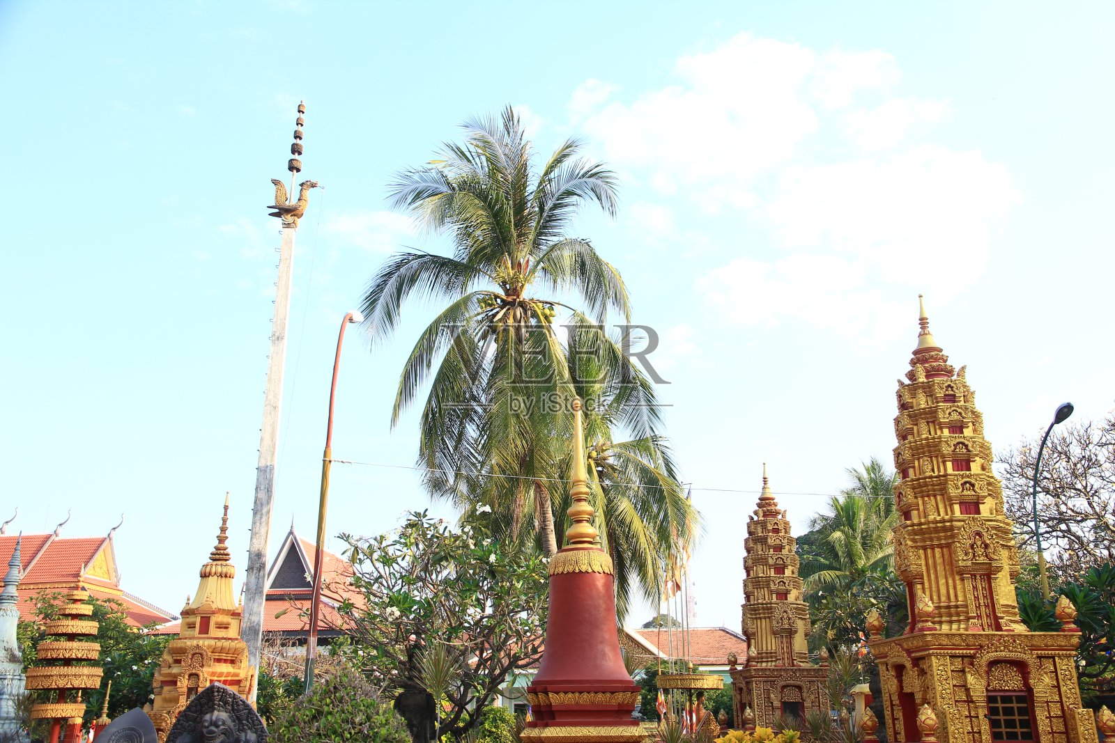 柬埔寨暹粒的波拉寺照片摄影图片