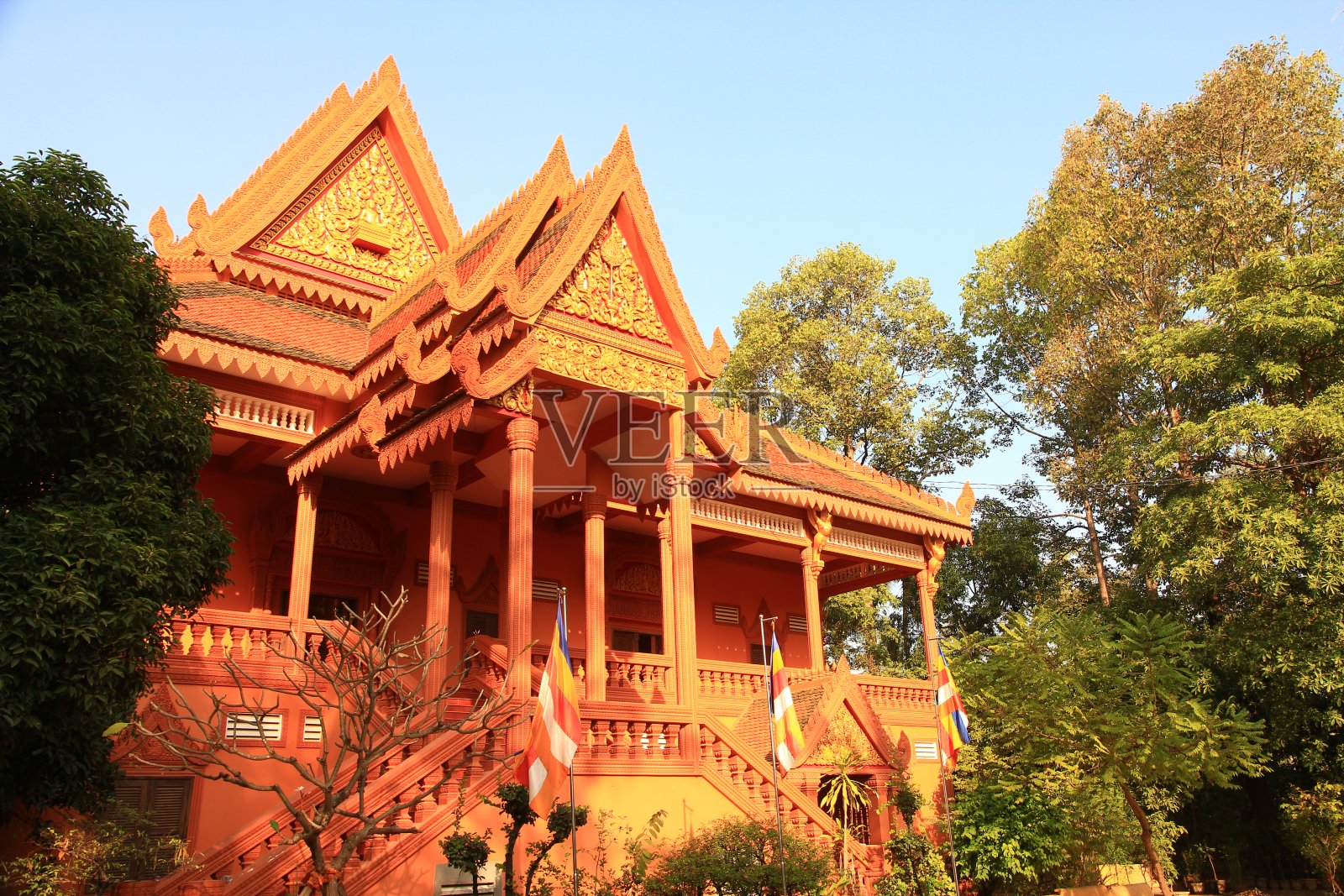 柬埔寨暹粒的薄窟照片摄影图片