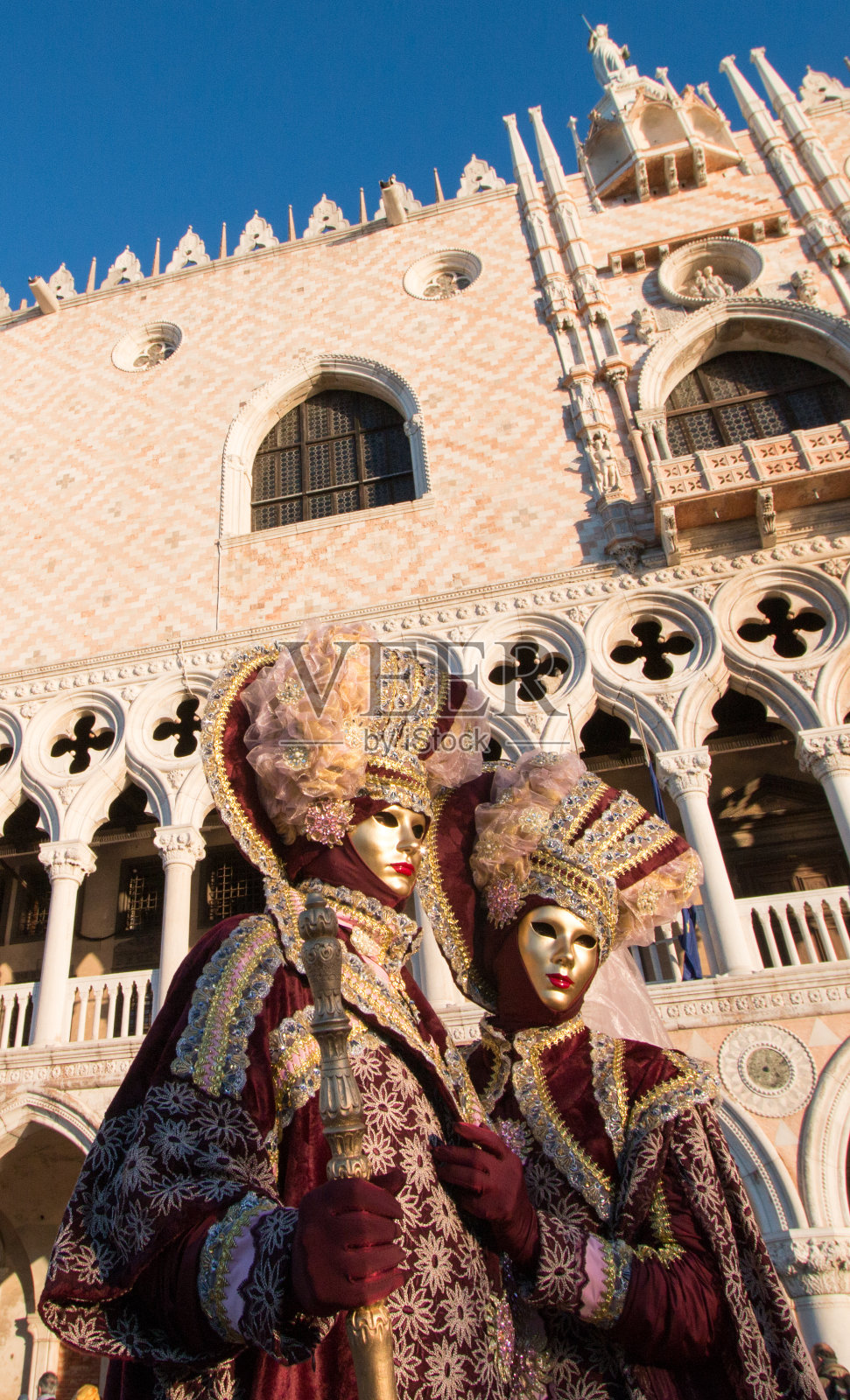 意大利威尼托的威尼斯狂欢节照片摄影图片