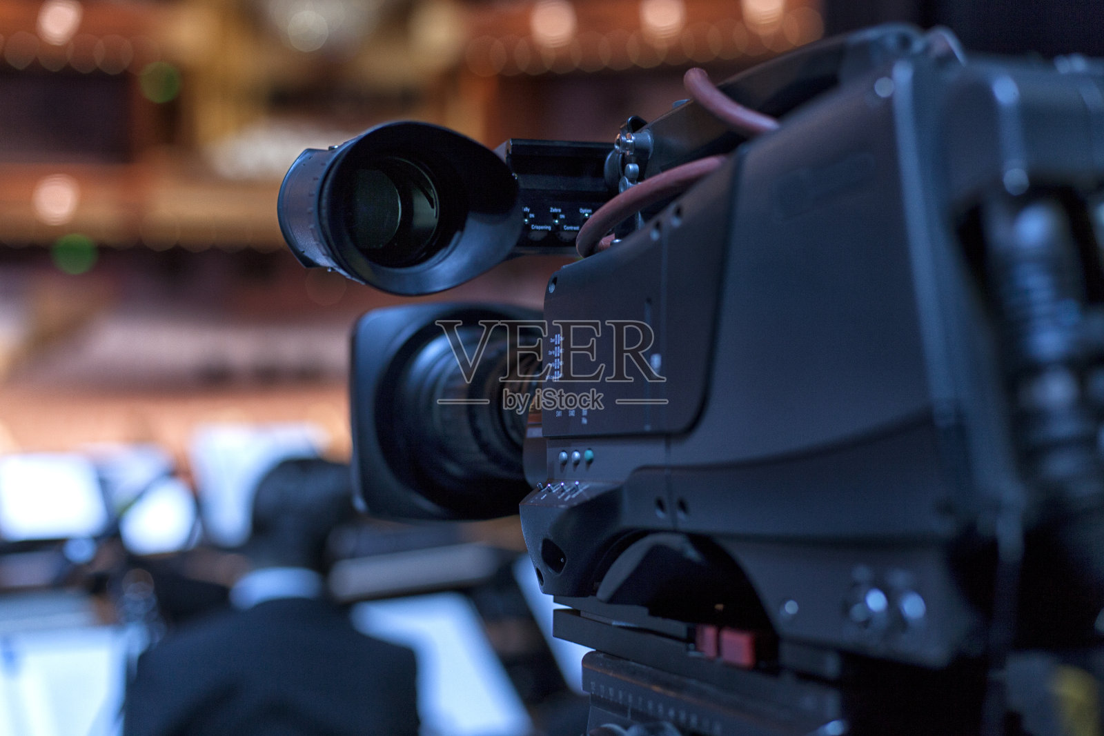 专业数码摄像机。照片摄影图片