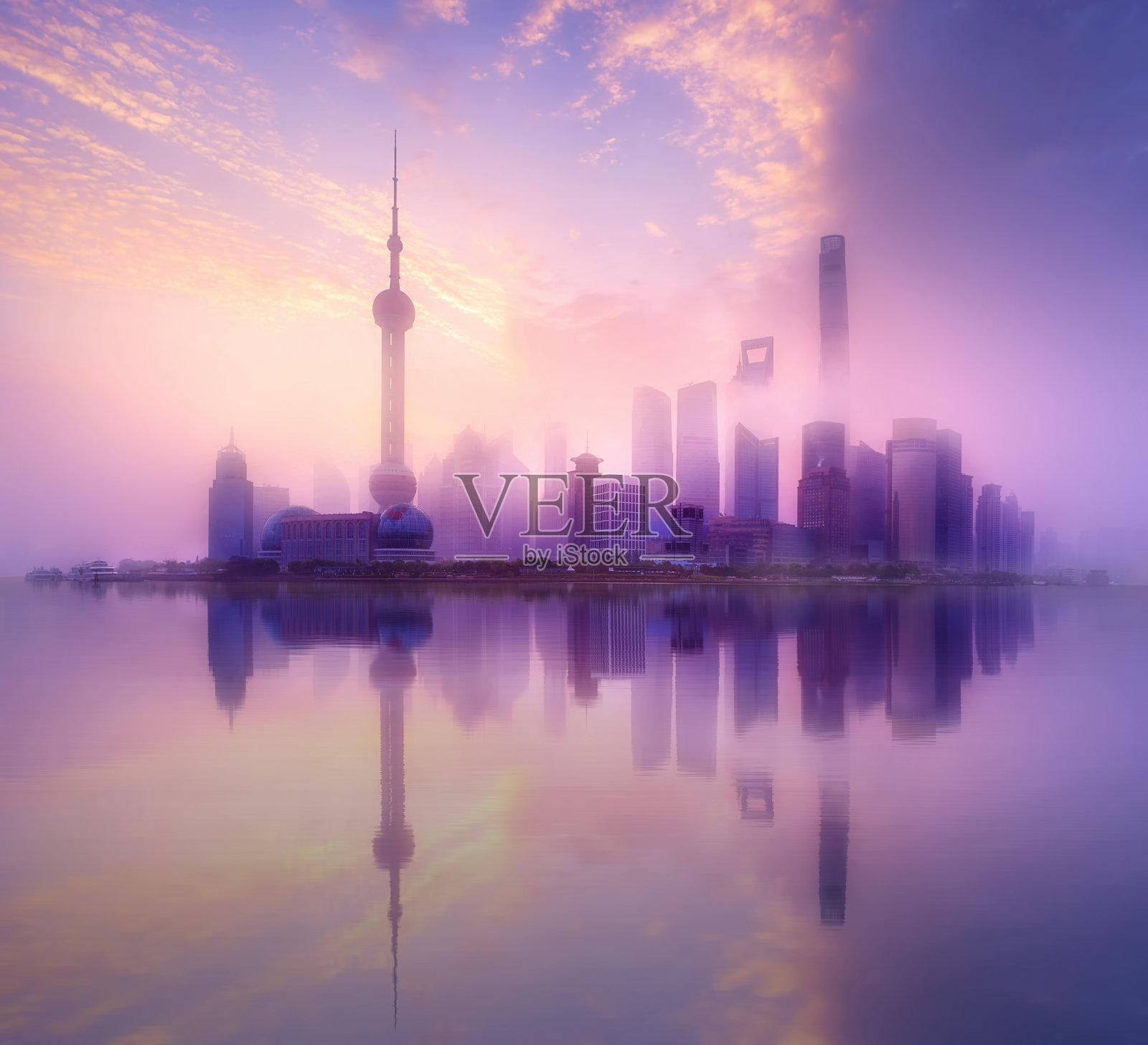 上海天际线的城市照片摄影图片