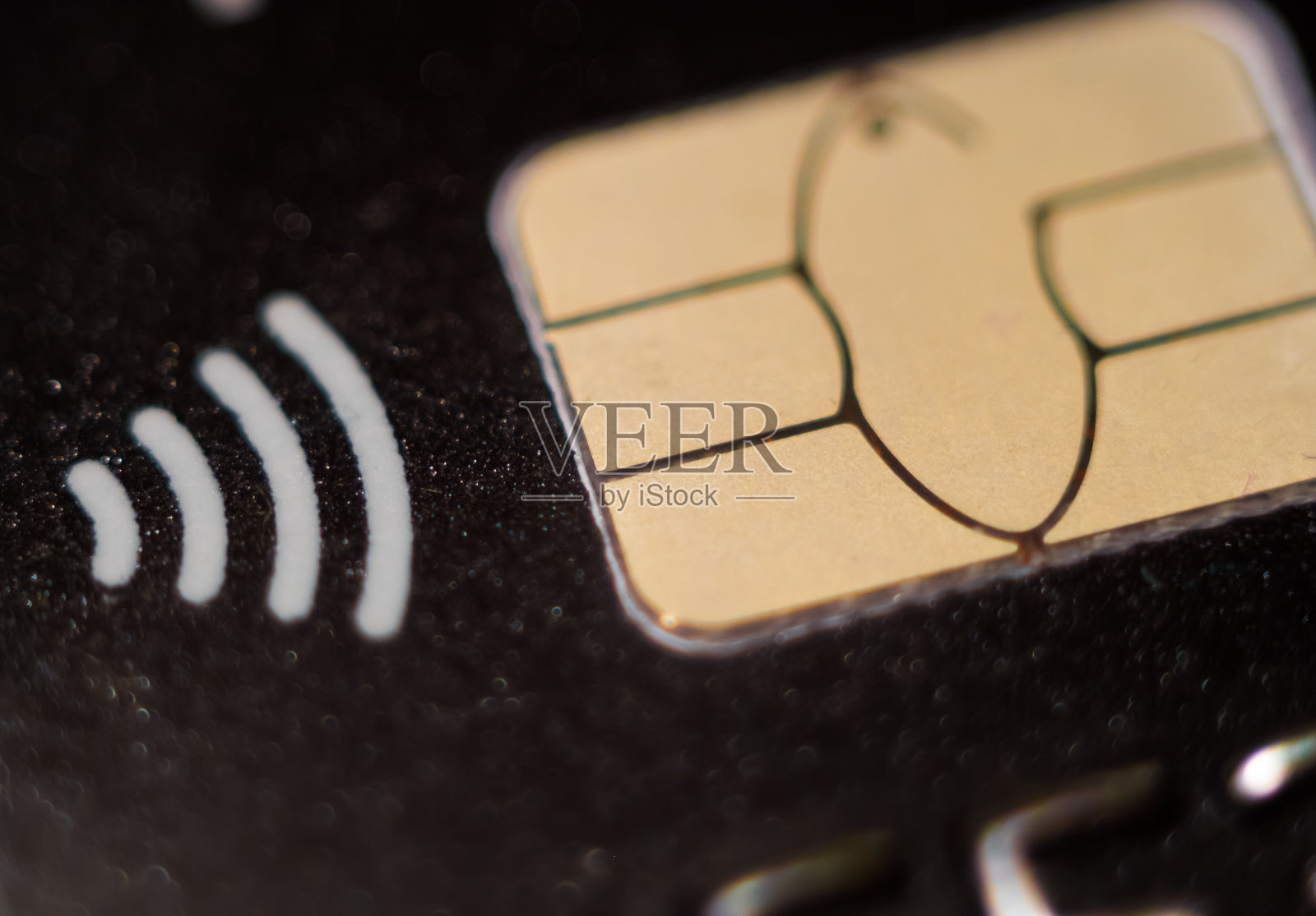 塑料卡片芯片宏照片摄影图片