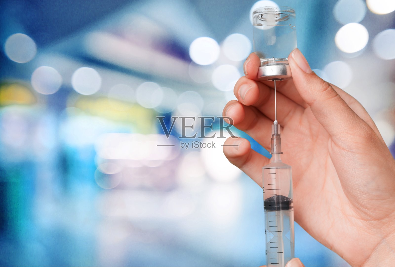 注射器。照片摄影图片