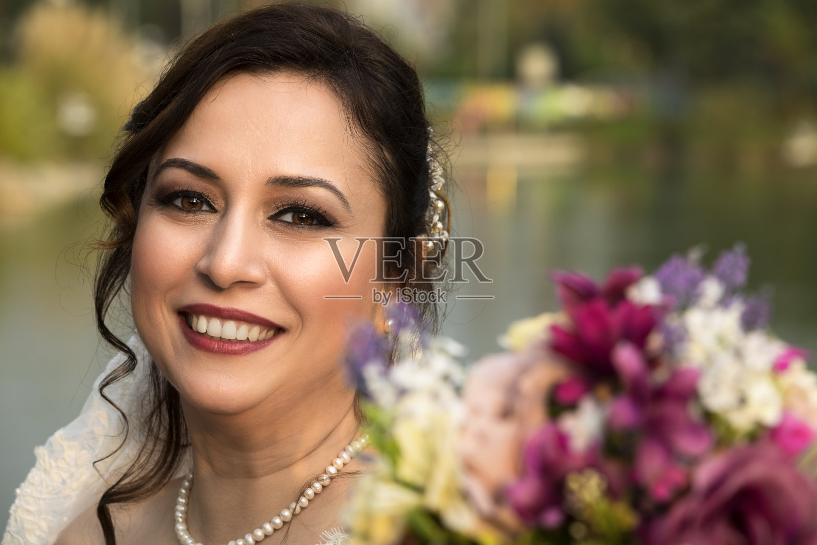 美丽新娘画像照片摄影图片