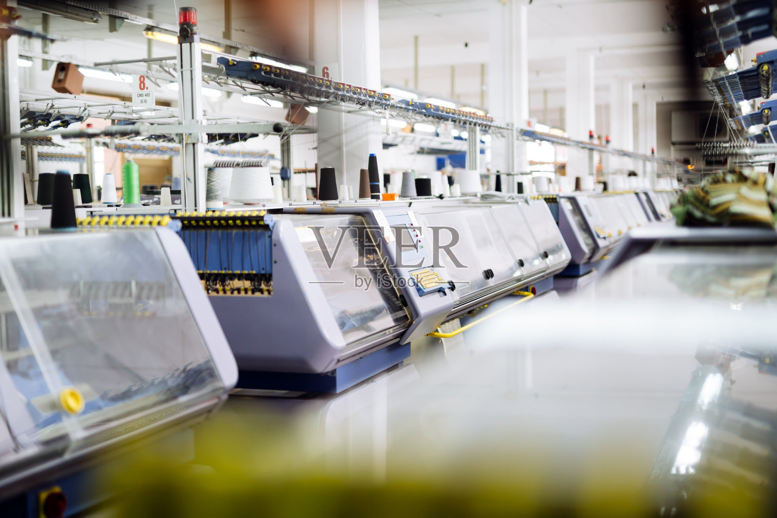 针织和织布机照片摄影图片