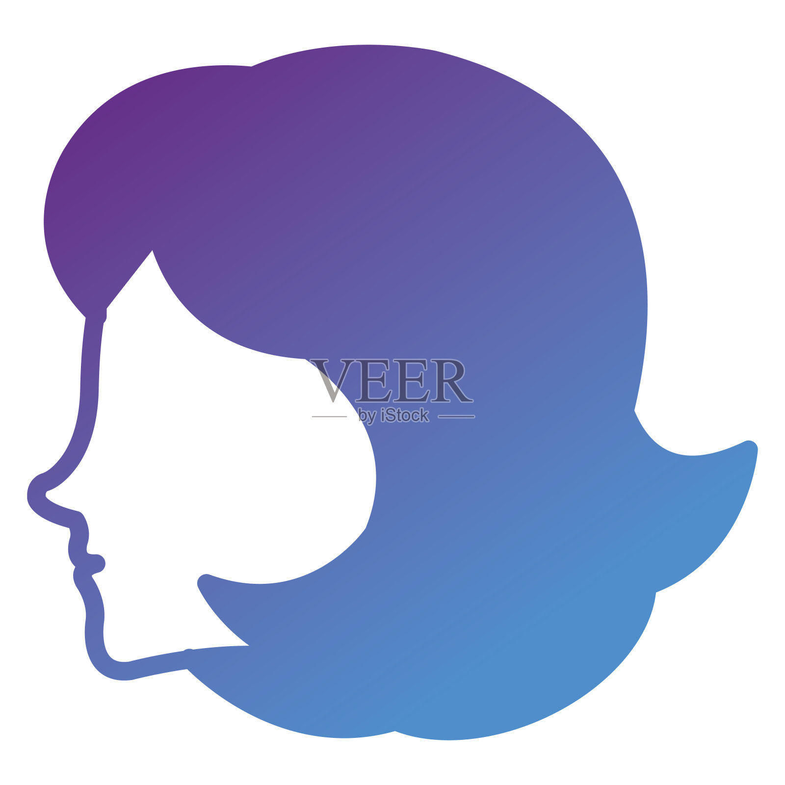 头像女性头像人物插画图片素材