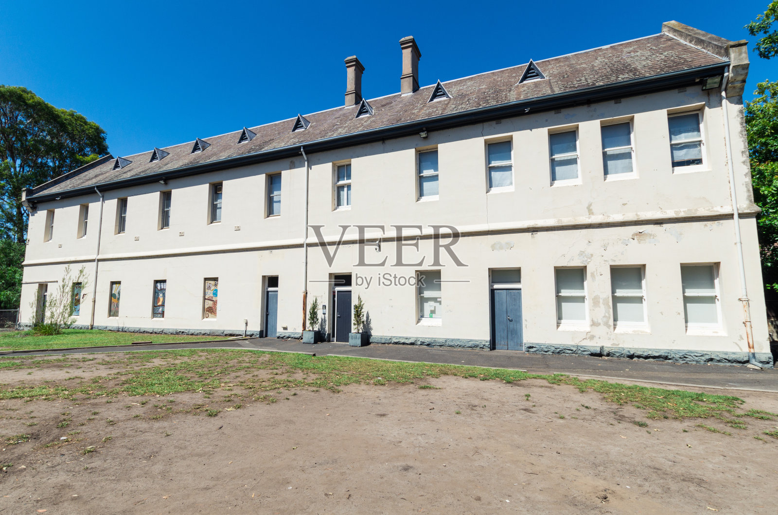 澳大利亚墨尔本内的阿伯茨福德修道院。照片摄影图片