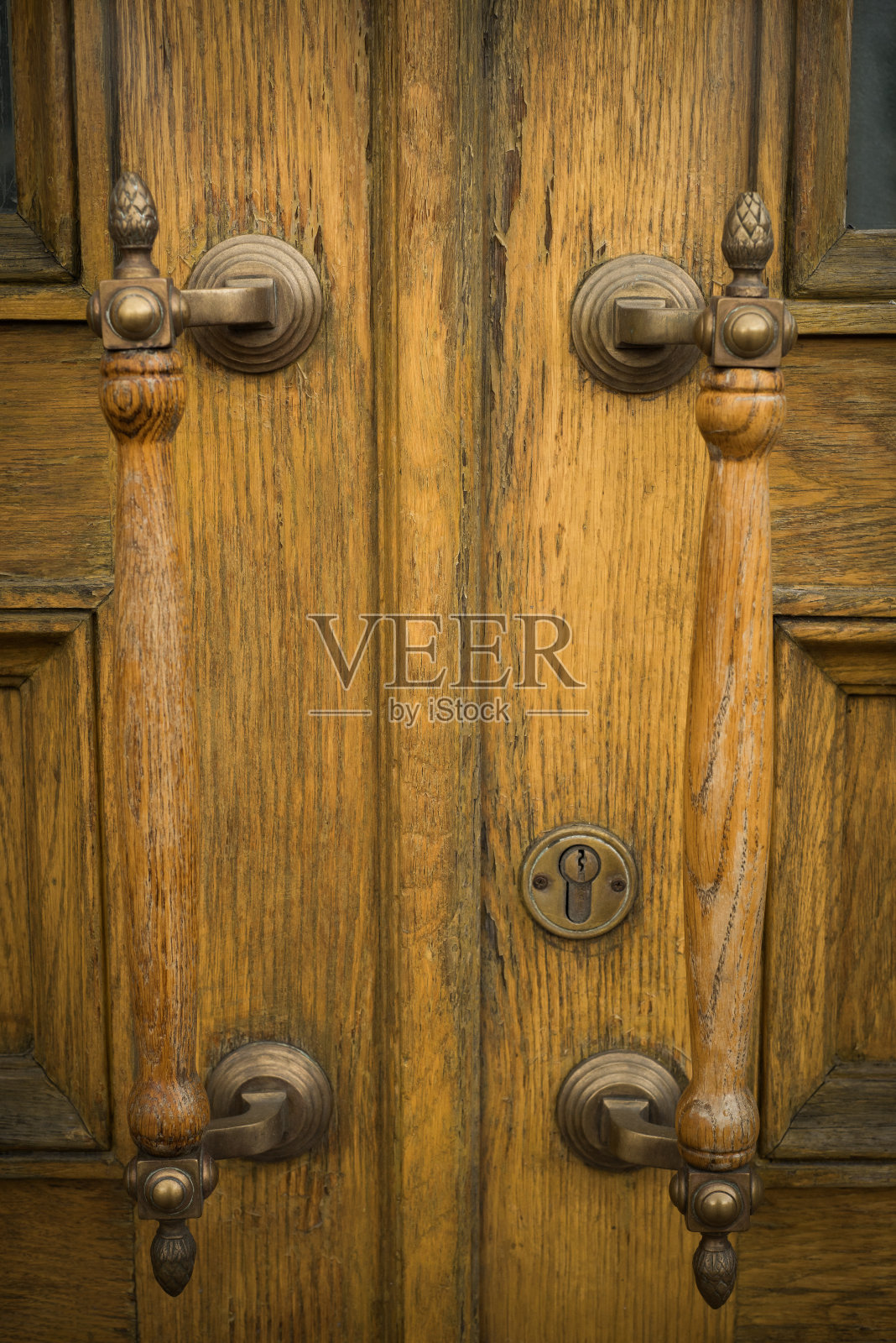 老式棕色木门照片摄影图片