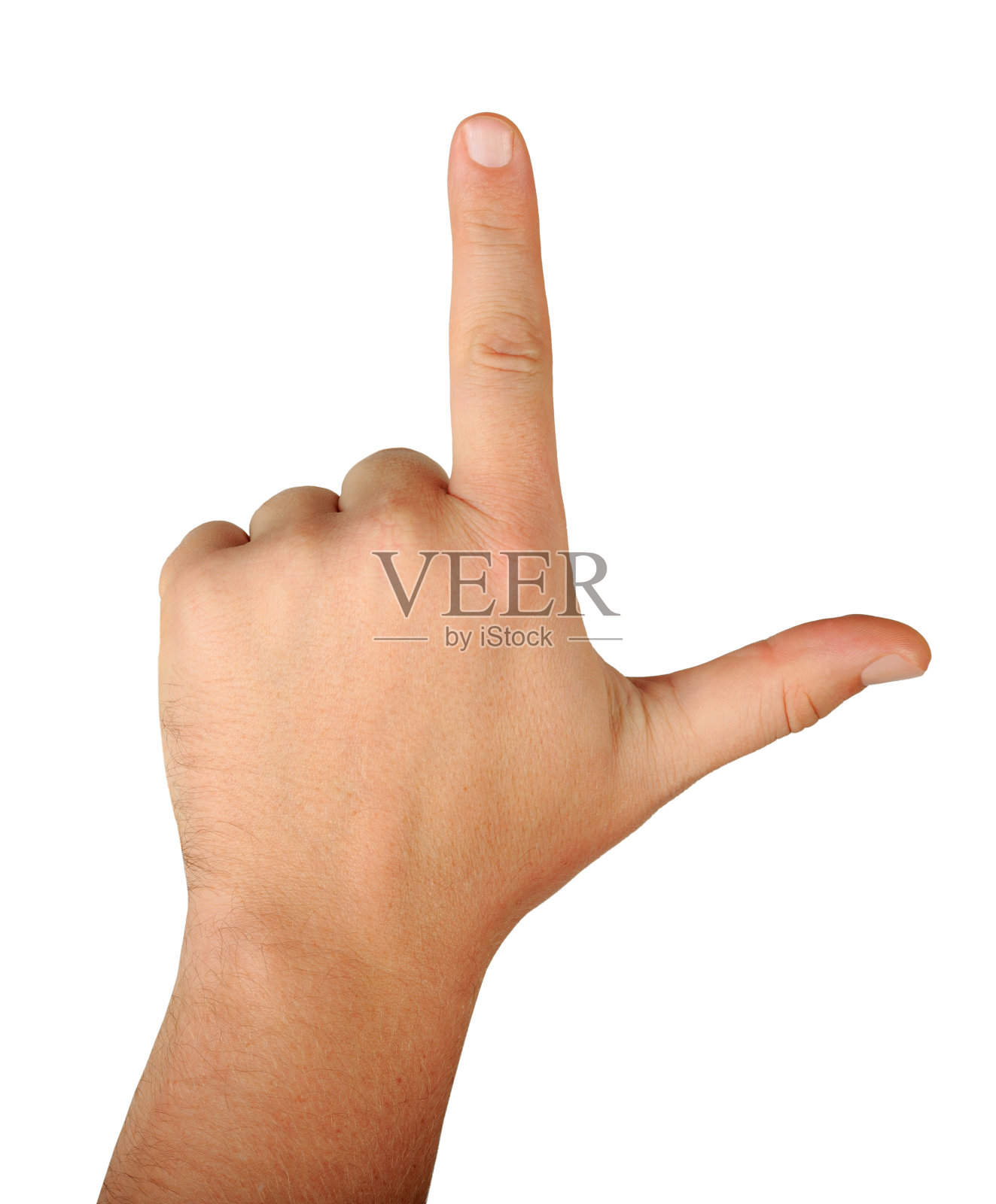 用两个手指做男性的手势照片摄影图片