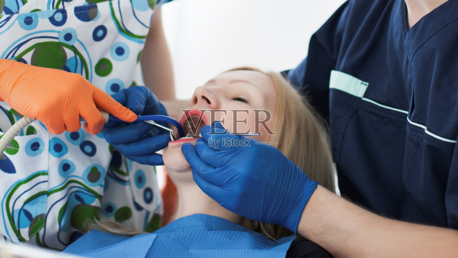 牙科检查照片摄影图片