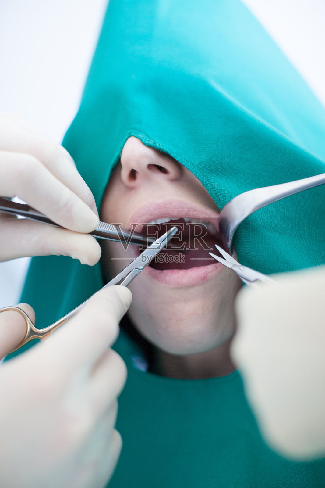 牙科检查照片摄影图片