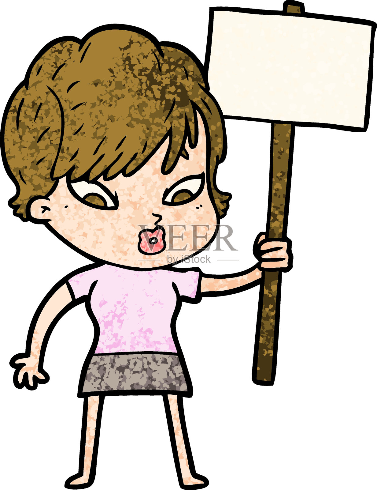 卡通的女人设计元素图片