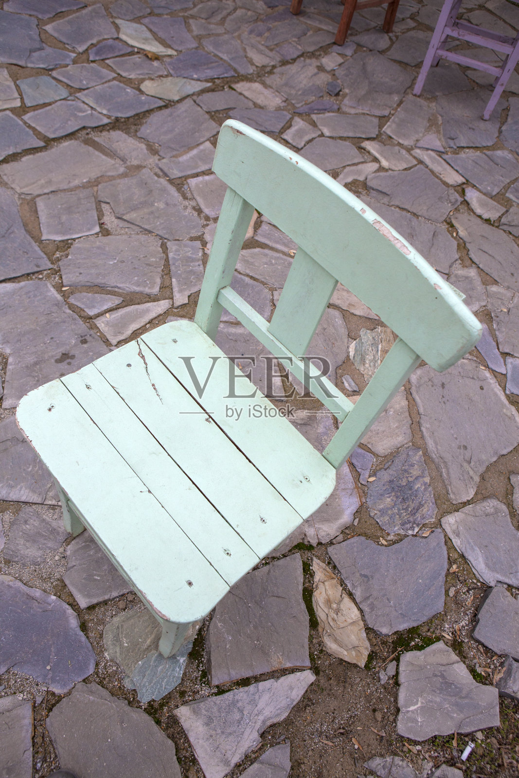 色彩斑斓的椅子照片摄影图片