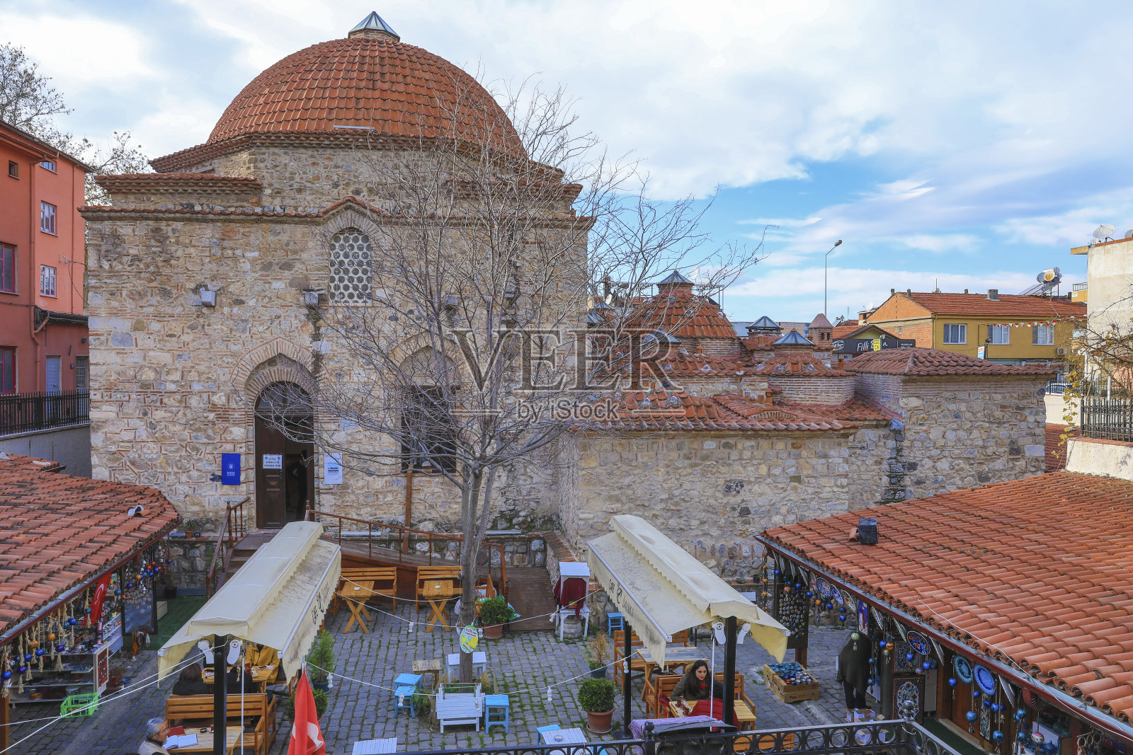 伊兹尼克镇的穆拉特土耳其浴室照片摄影图片