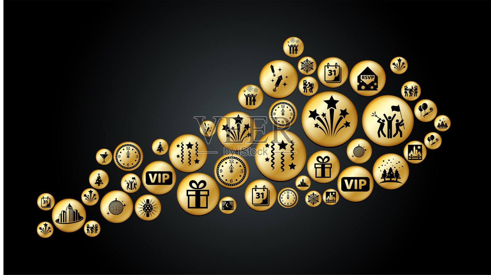 肯塔基新年庆祝背景图案插画图片素材