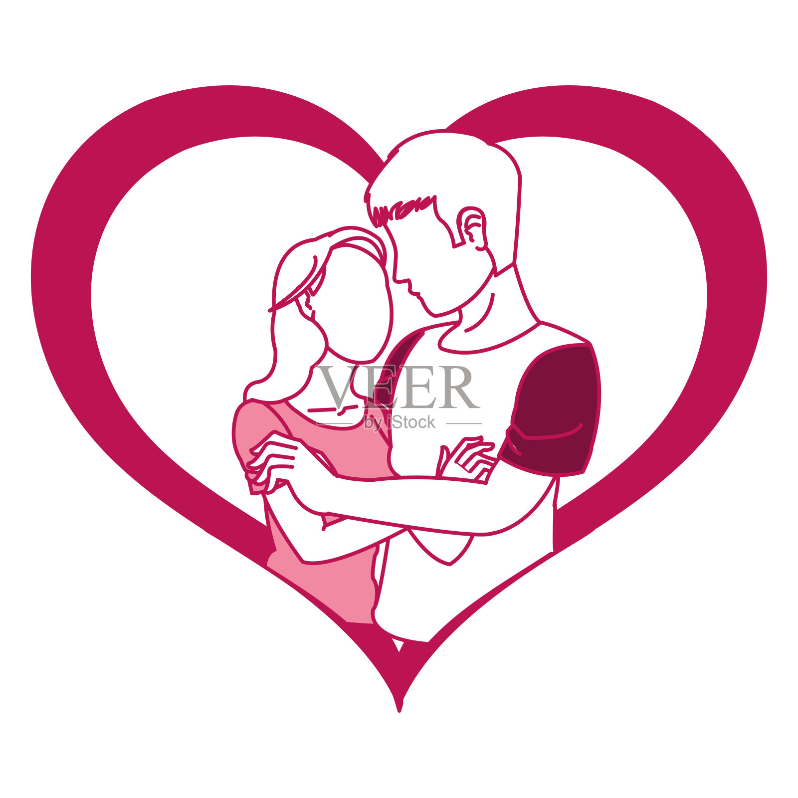 男女设计插画图片素材