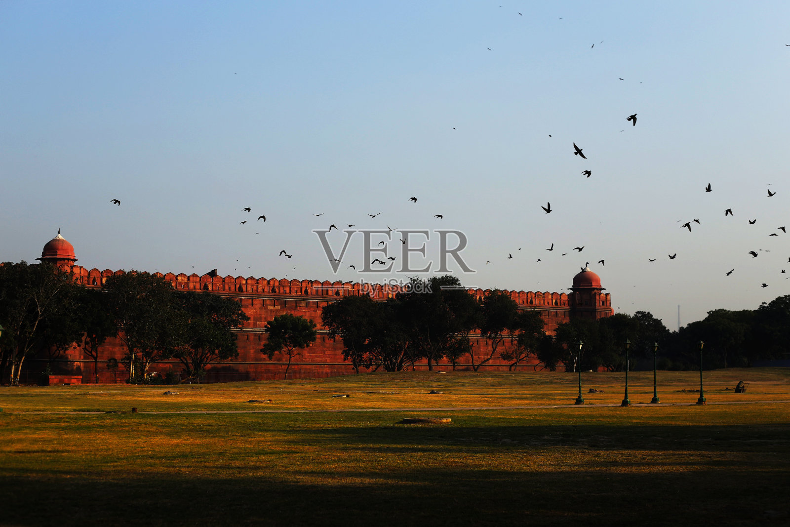 印度德里红堡照片摄影图片