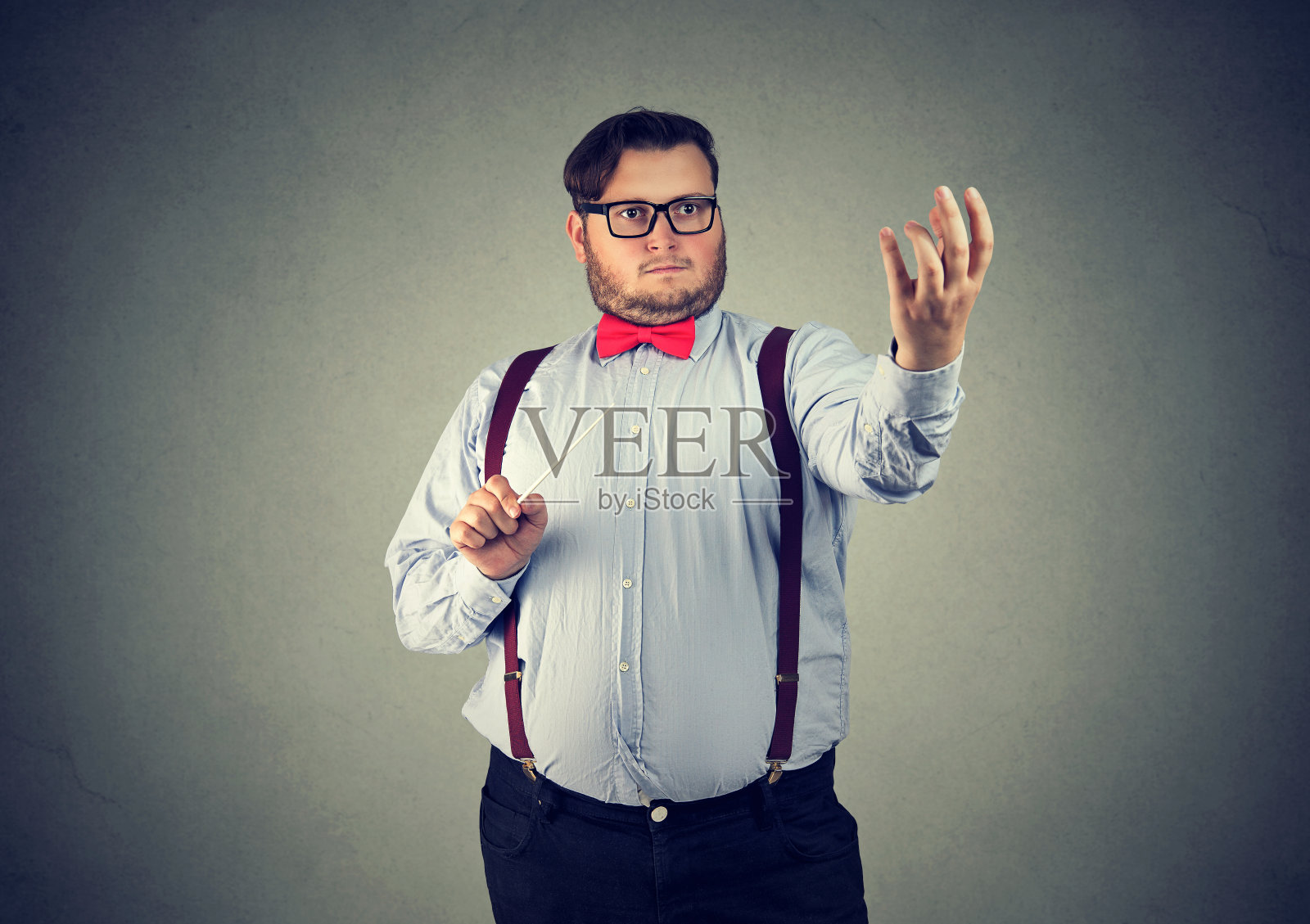 工作中的音乐指挥照片摄影图片