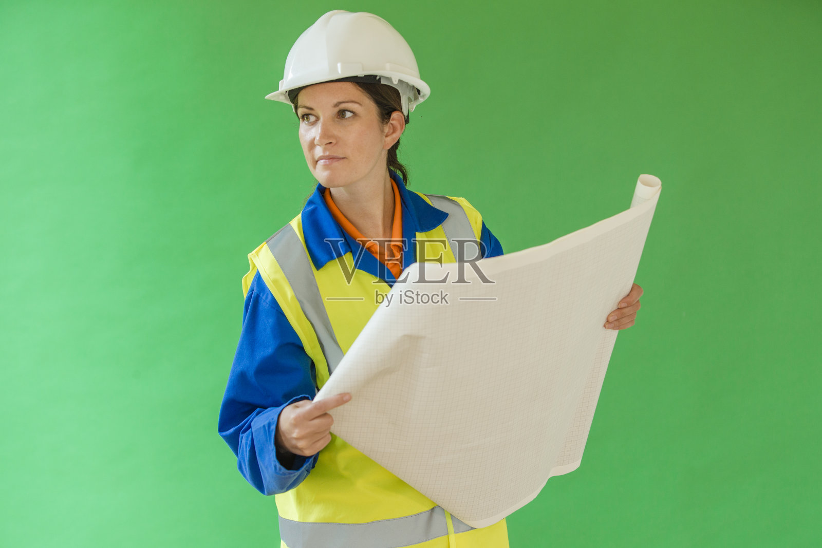 女性工厂验船师照片摄影图片