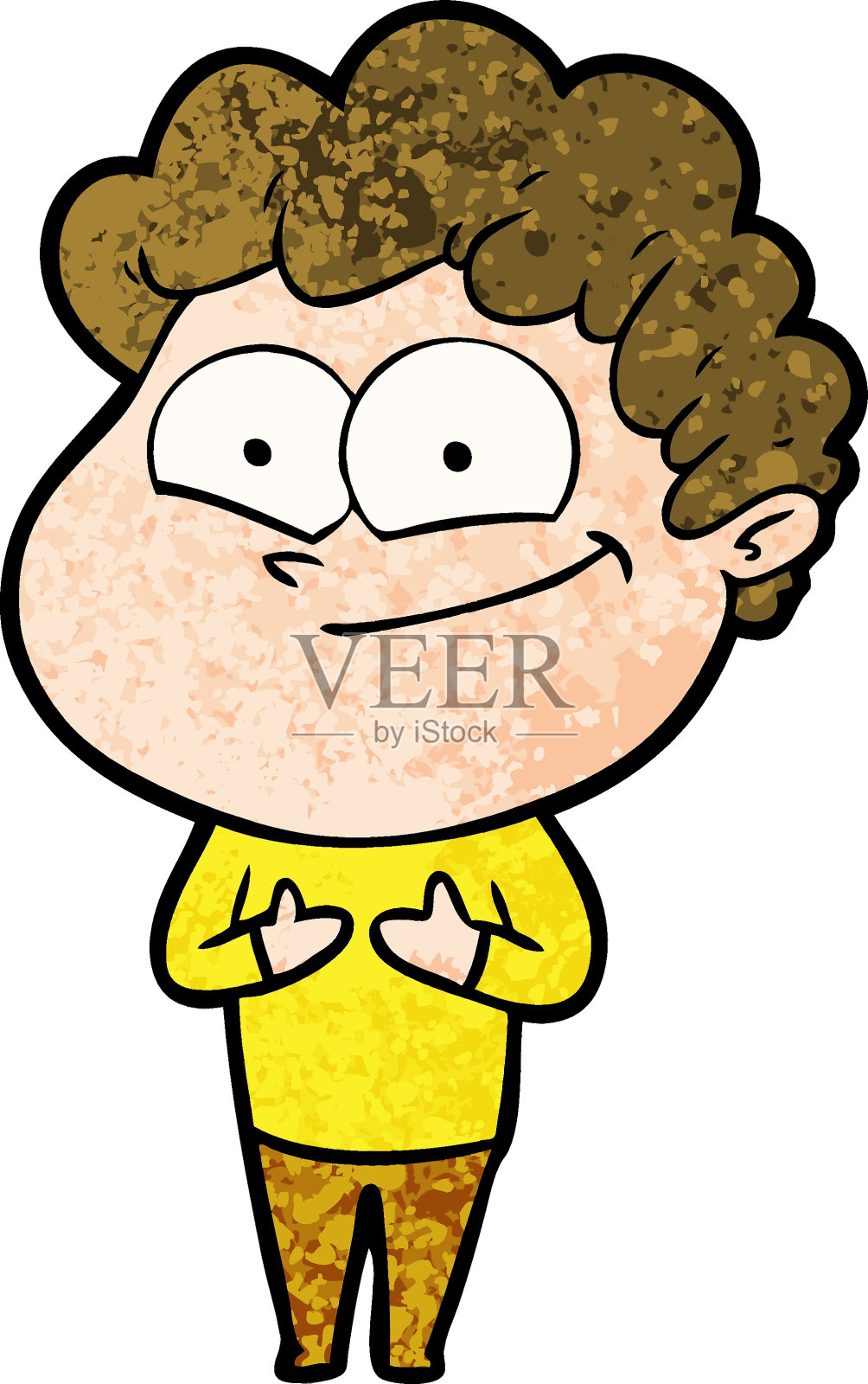 卡通快乐的人设计元素图片