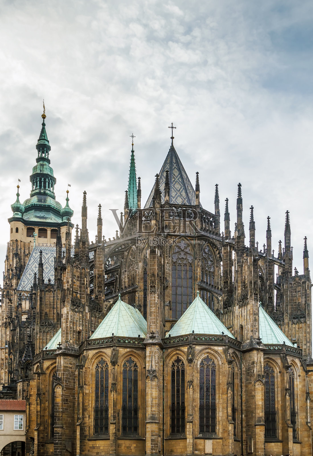 圣维塔斯大教堂，布拉格照片摄影图片
