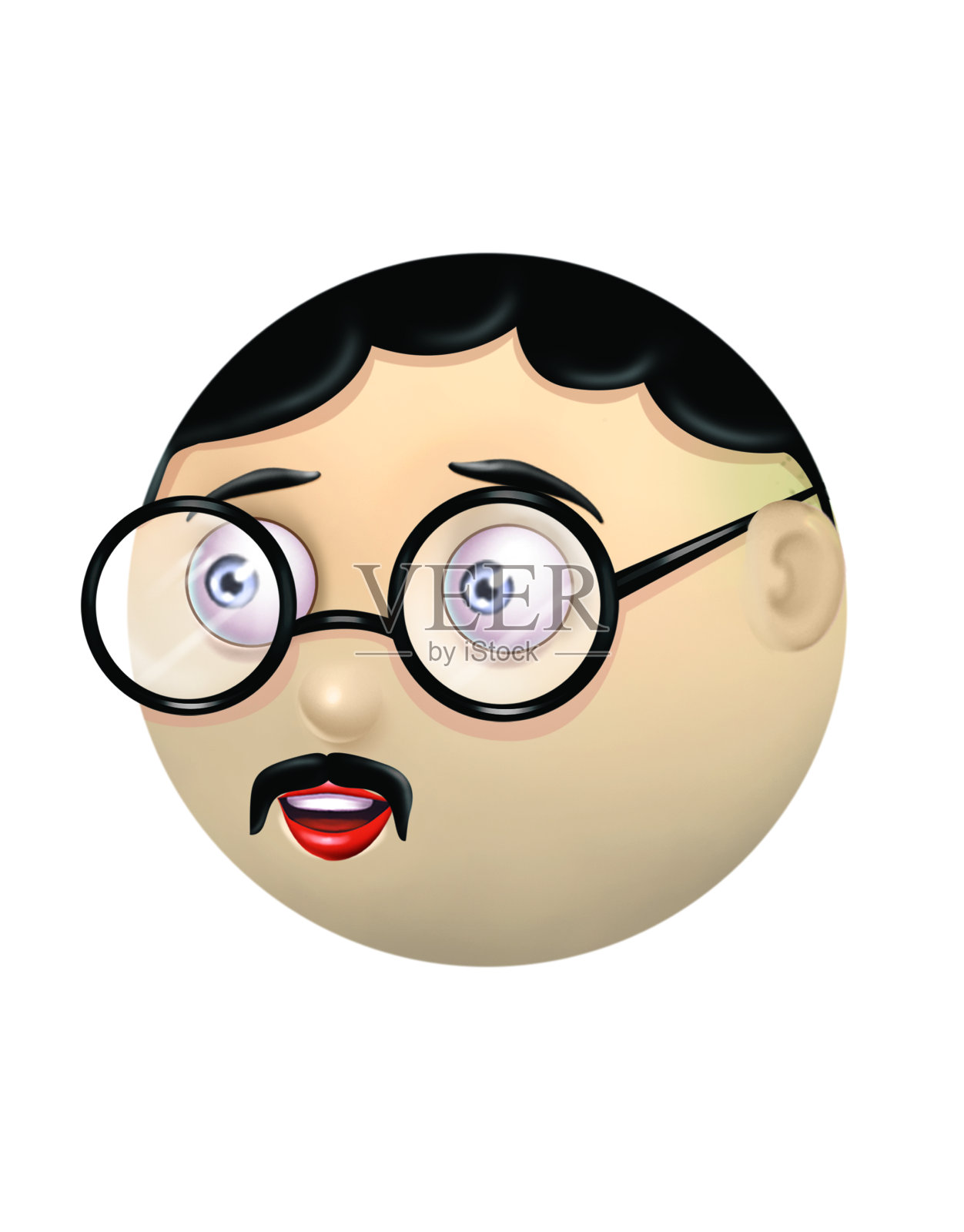 脸插画图片素材