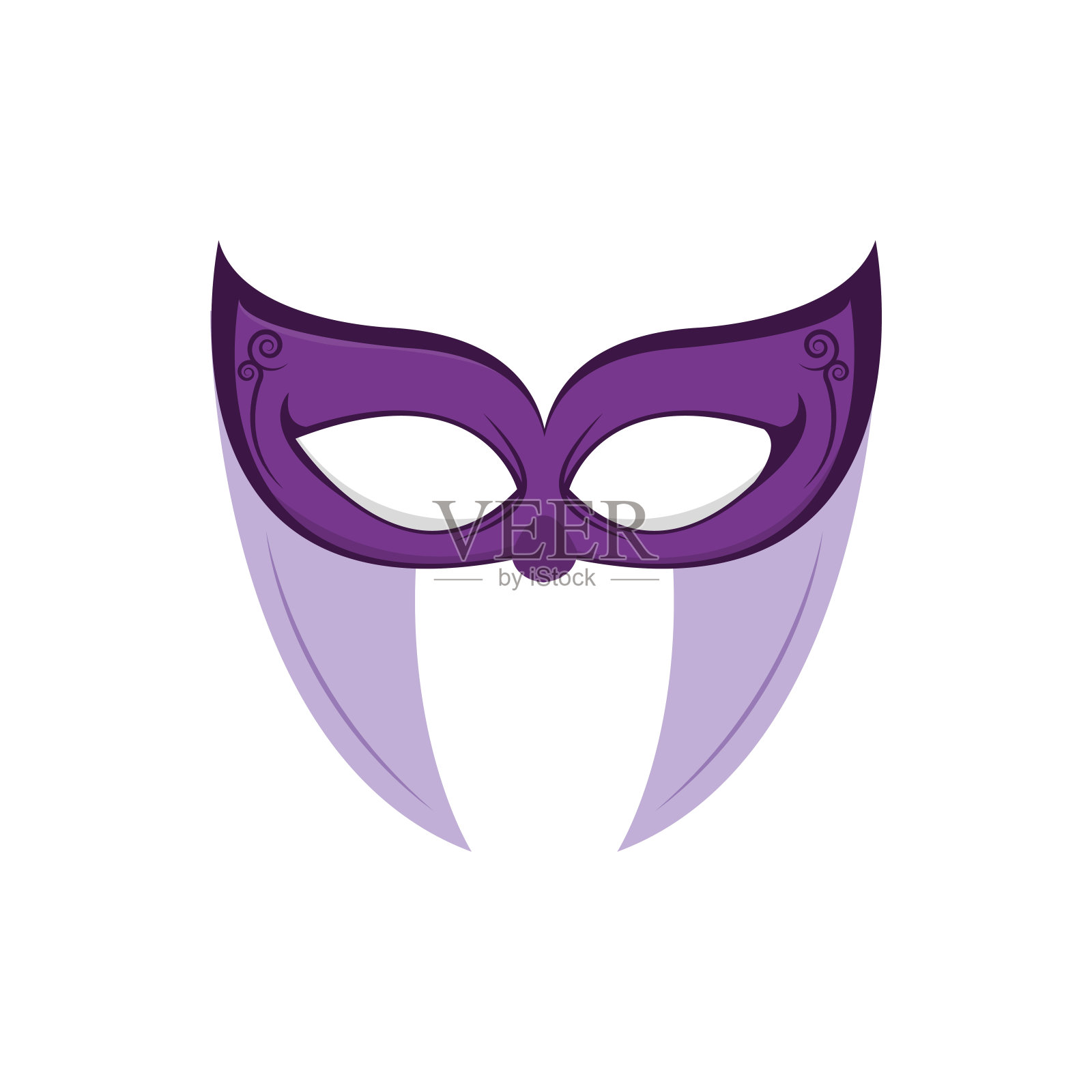 孤立的掩模设计设计元素图片