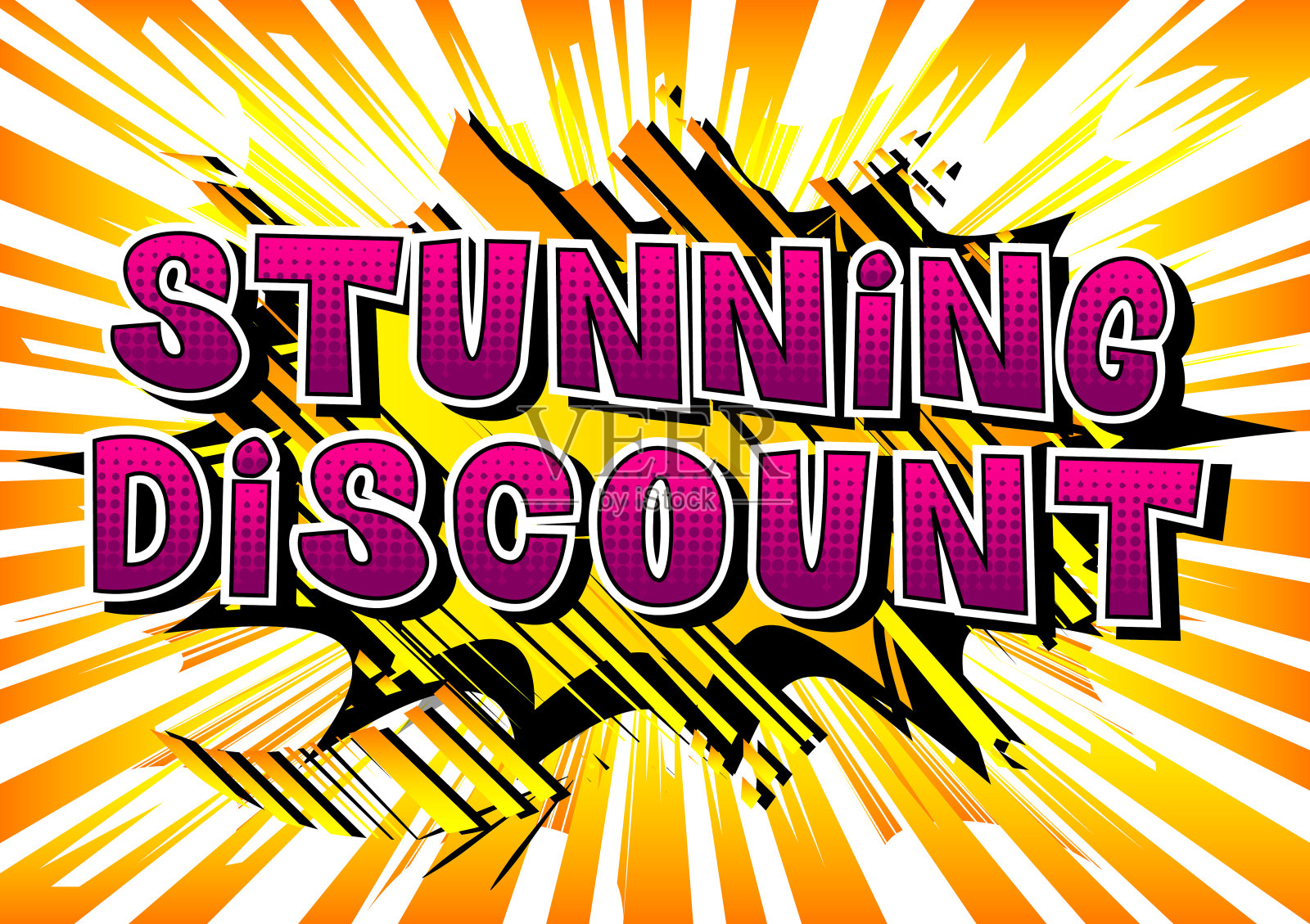 惊人的折扣设计元素图片