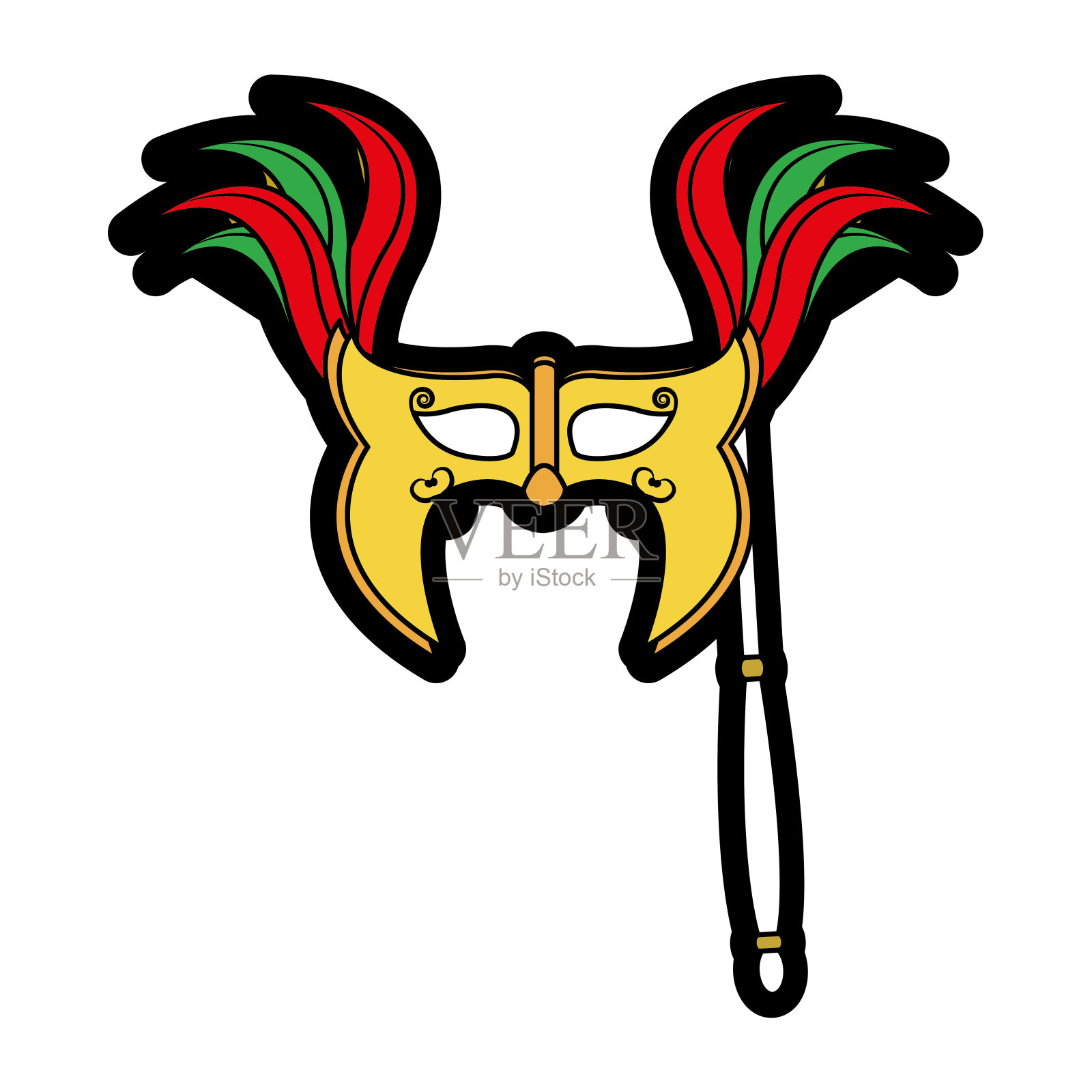 孤立的掩模设计设计元素图片