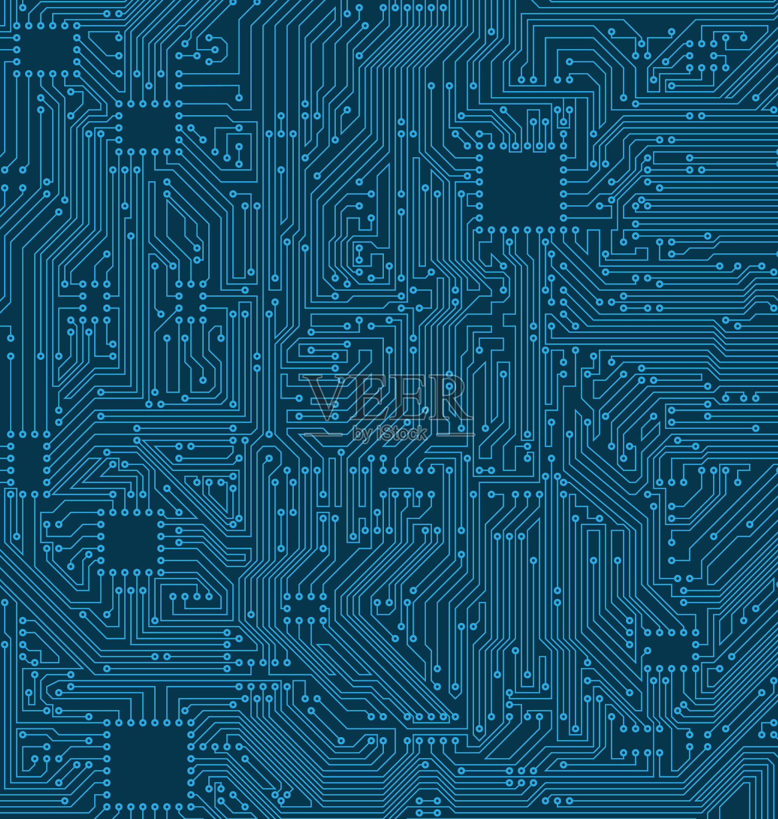数字电路的背景。处理器、主板的纹理插画图片素材