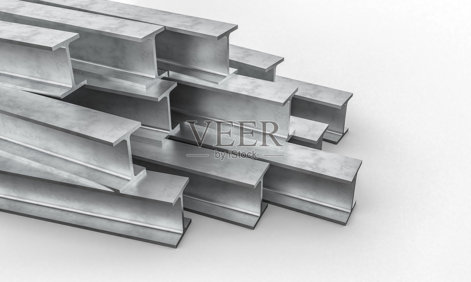 钢质金属梁3d设计元素图片