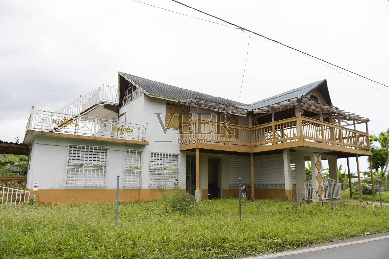 风暴破坏社区照片摄影图片