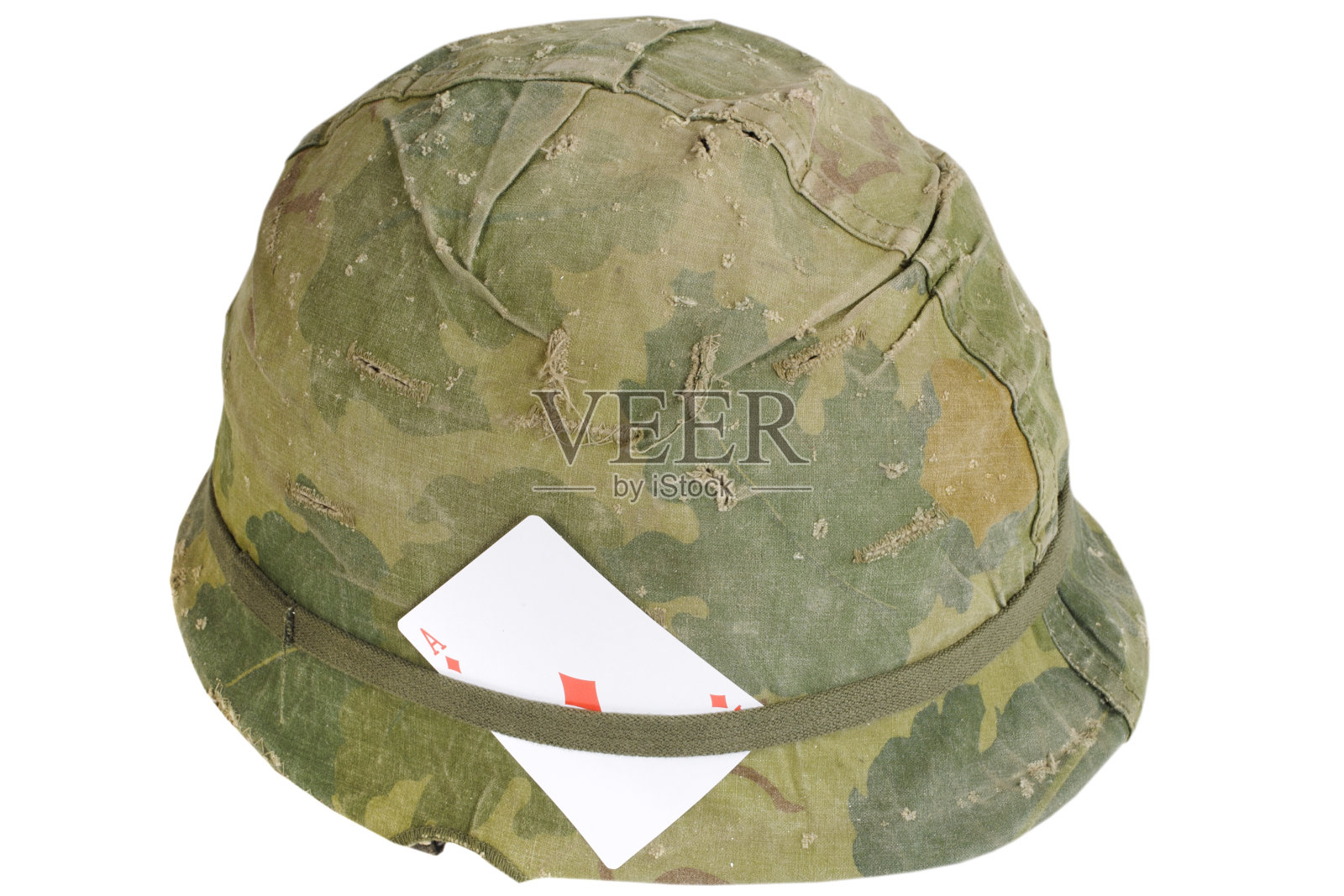 越战时期美军头盔与护身符-玩方块王牌照片摄影图片