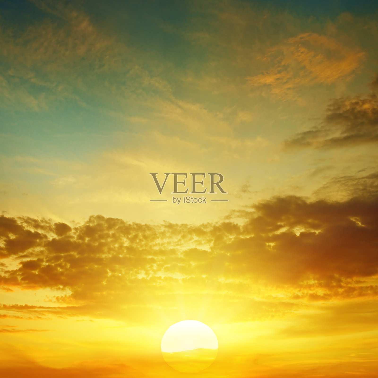 美丽明亮的日落照片摄影图片