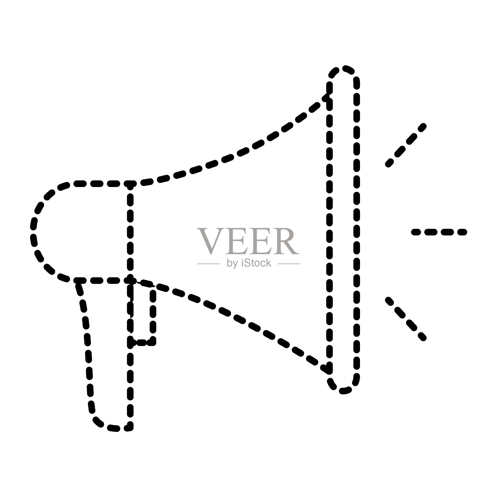 扬声器音量营销广告图标插画图片素材