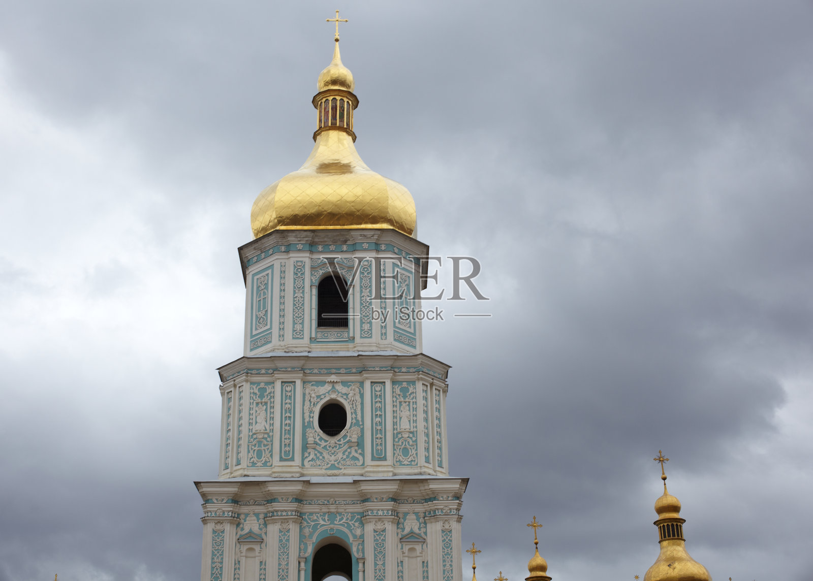位于乌克兰基辅的圣索菲亚大教堂照片摄影图片