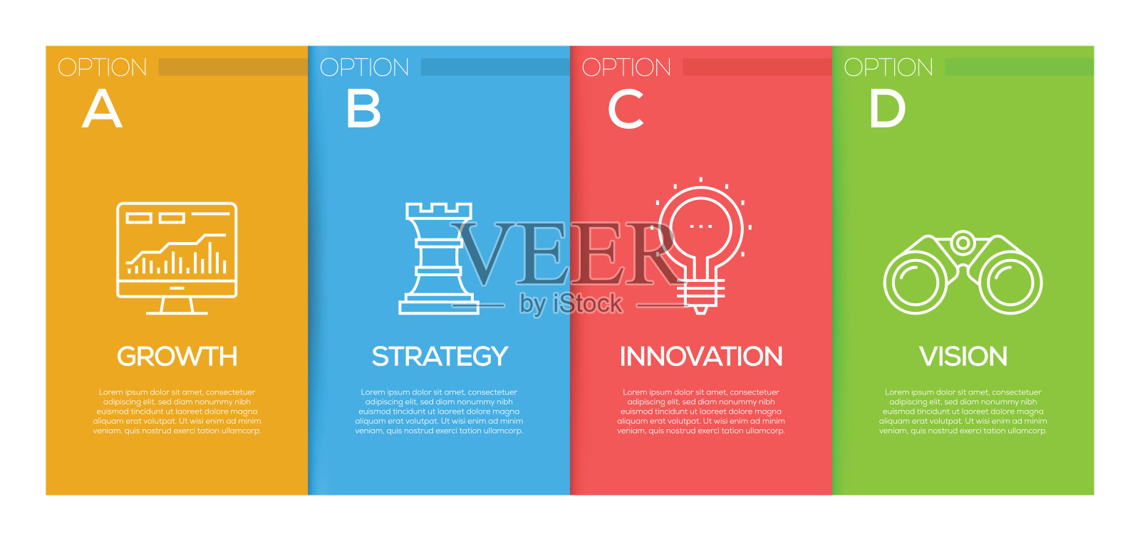 商业信息图设计模板插画图片素材